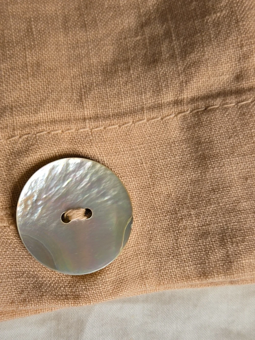 Blush Pink Linen Sheet Set by